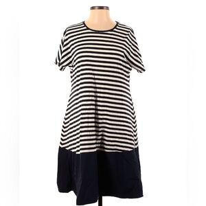 COS Striped Midi Dress Size M